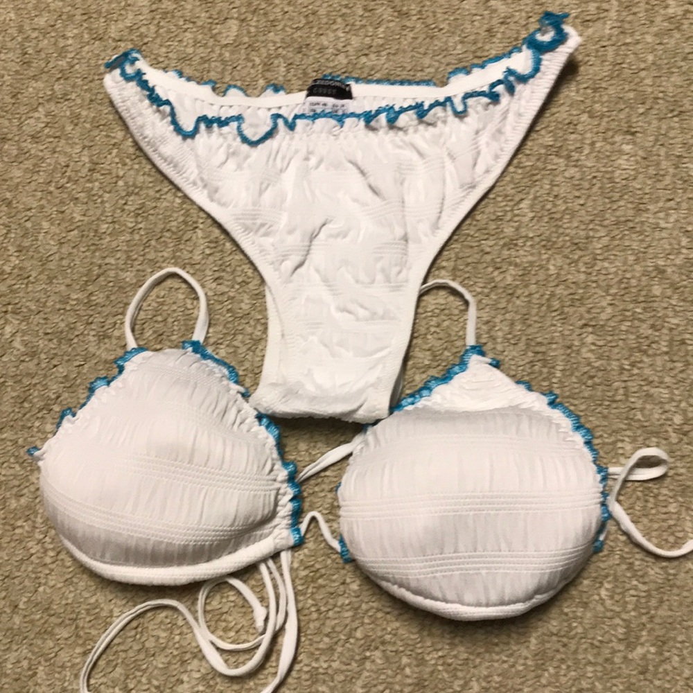 White swim suit-New